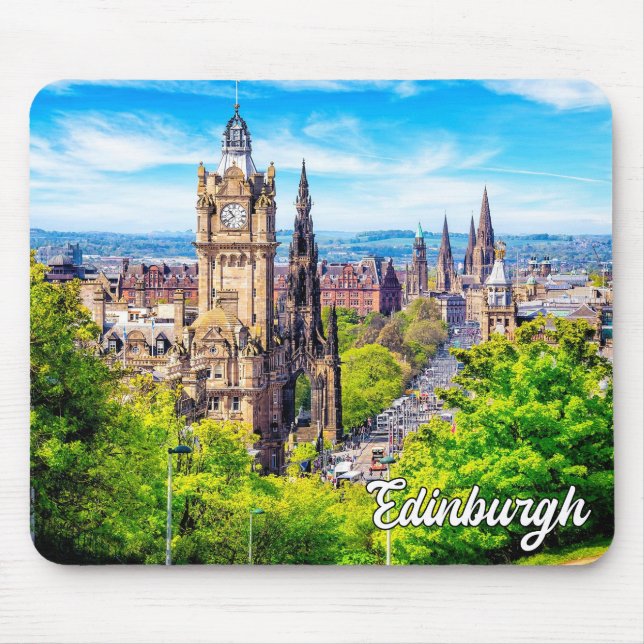 Tapis De Souris Belle Edimbourg, Ecosse, Royaume-Uni (Devant)