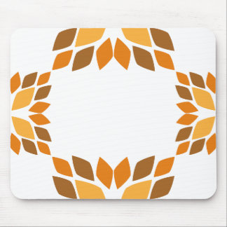 Tapis De Souris belle fleur brune pétale motif