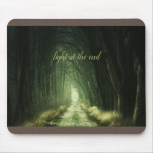 Tapis De Souris Belle forêt foncée verte