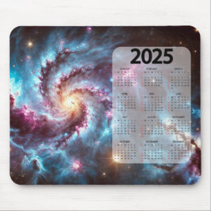 Tapis De Souris Belle image numérique du calendrier Cosmo 2025