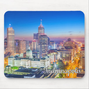 Tapis De Souris Belle Indianapolis, Indiana, États-Unis