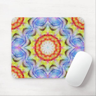 Tapis De Souris Belle mosaïque de mosaïque lumineuse