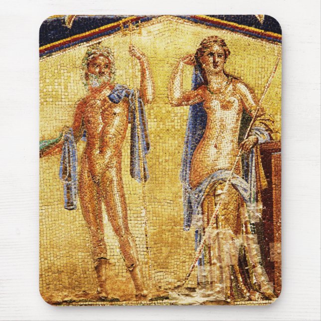 Tapis De Souris BELLE mosaïque de Pompeii (Devant)