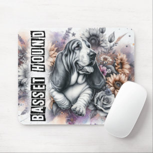 Tapis De Souris Belle race de chiens / Basset Hound Chien