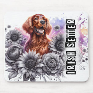 Tapis De Souris Belle race de chiens / Irlandais Setter Chig