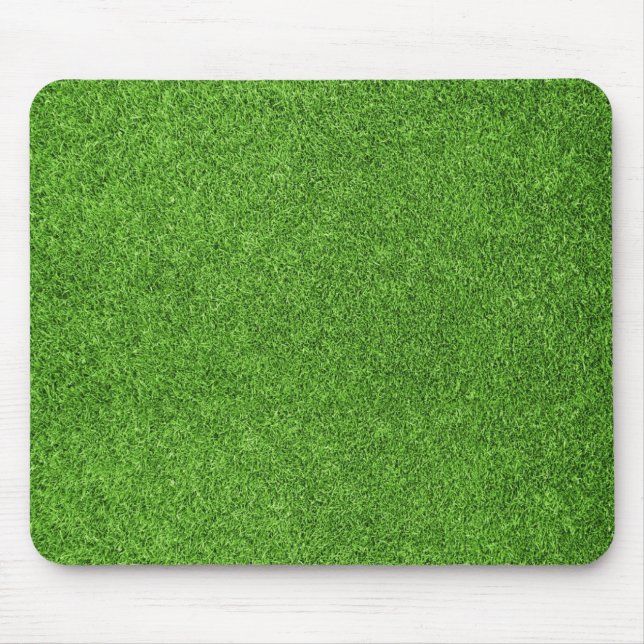 Tapis De Souris Belle texture d'herbe verte de terrain de golf (Devant)