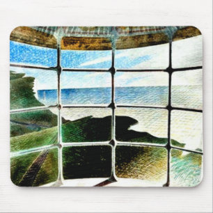 Tapis De Souris Belle Tout Phare Tête De Plage,