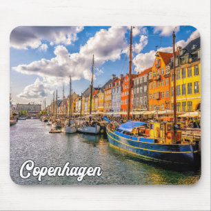 Tapis De Souris Belle ville de Copenhague, Danemark