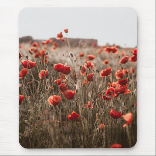 Tapis De Souris belles fleurs de coquelicot