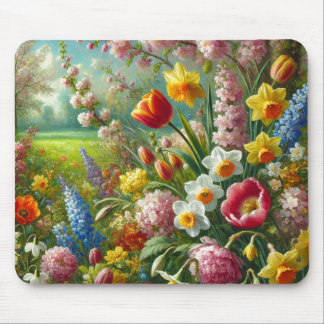 Tapis De Souris Belles fleurs de printemps