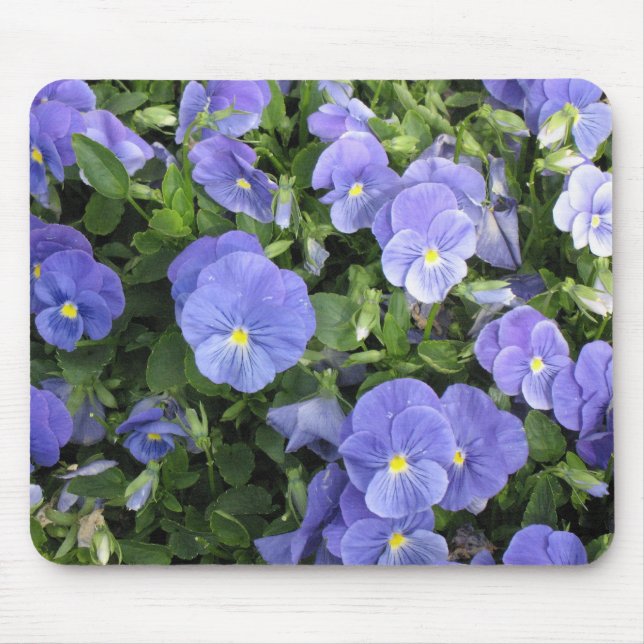 Tapis De Souris Belles fleurs pourpres - mousepad (Devant)