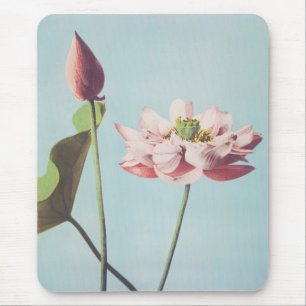 Tapis De Souris Belles impressions photomécaniques de fleurs Lotus