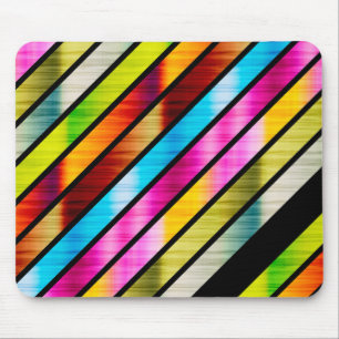 Tapis De Souris Belles rayures colorées