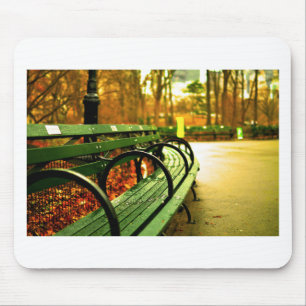 Tapis De Souris Bench at Central Park, New York City