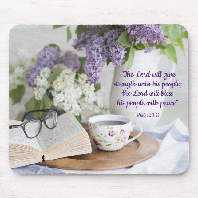 Tapis De Souris Béni de paix (Devant)