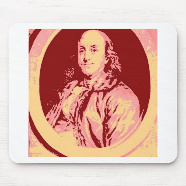 Tapis De Souris Benjamin Franklin (Devant)