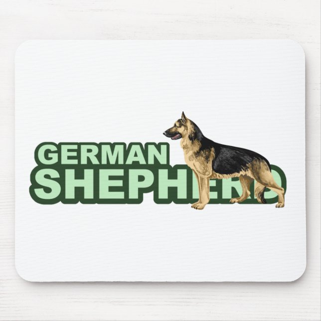 Tapis De Souris Berger allemand Mousepad (Devant)