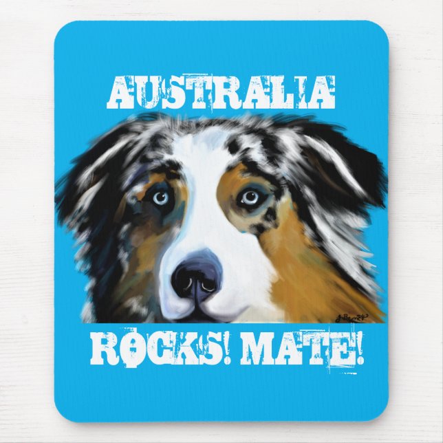 TAPIS DE SOURIS BERGER AUSTRALIEN (Devant)