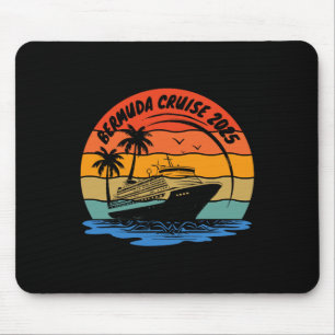 Tapis De Souris Bermuda Croisière 2025 Correspondance Famille Vaca