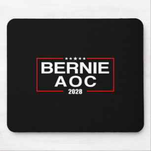 Tapis De Souris Bernie Aoc 2028 Bernie Sanders Alexandria Cortez P