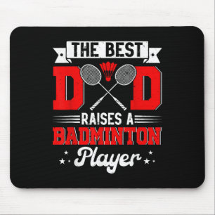 Tapis De Souris Best Papa Soulève Un Joueur De Badminton Fête des