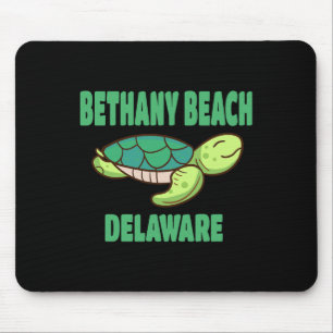 Tapis De Souris Bethany Beach Delaware Thème Tortue de Mer