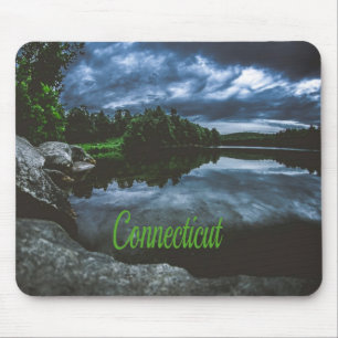 Tapis De Souris Beutiful Lake Trees du Connecticut