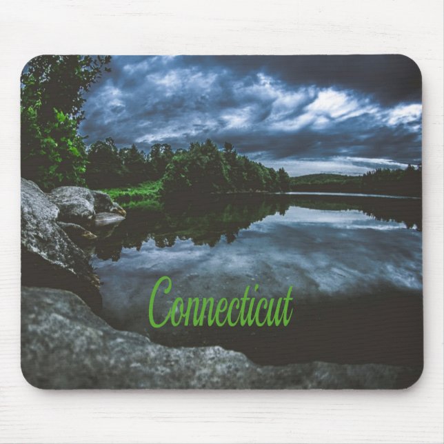 Tapis De Souris Beutiful Lake Trees du Connecticut (Devant)
