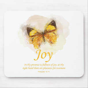 Tapis De Souris Bible du papillon chrétien pour les femmes Verse 