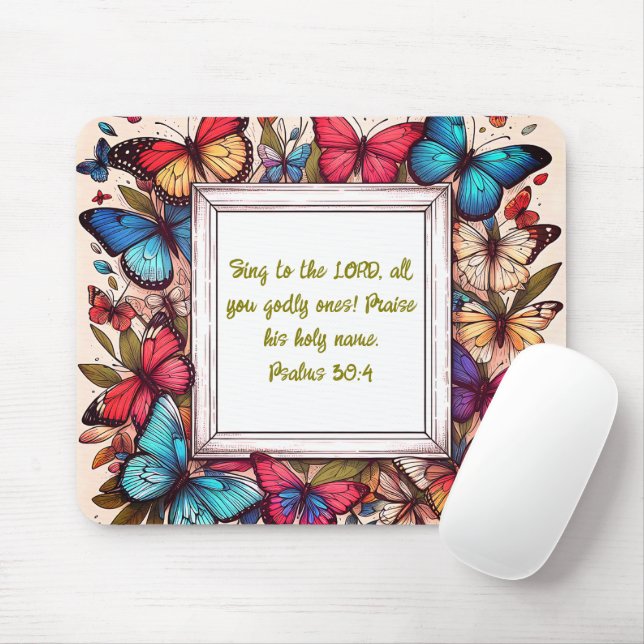 Tapis De Souris Bible Verse  (Avec souris)