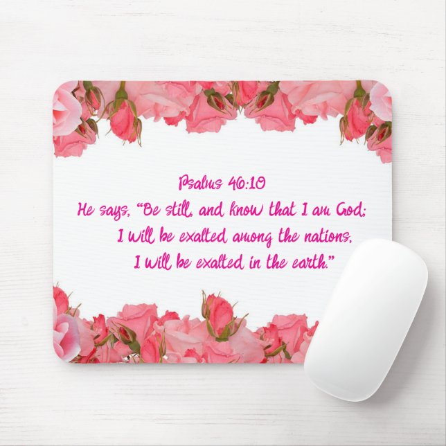 Tapis De Souris Bible Verse  (Avec souris)