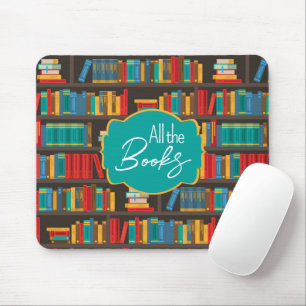 Tapis De Souris Bibliothèque Amour de la lecture