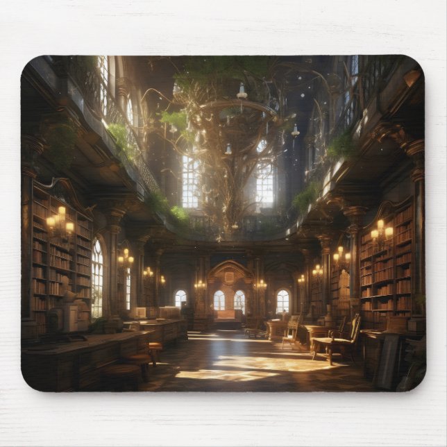 Tapis De Souris Bibliothèque d'Imaginaires (Devant)