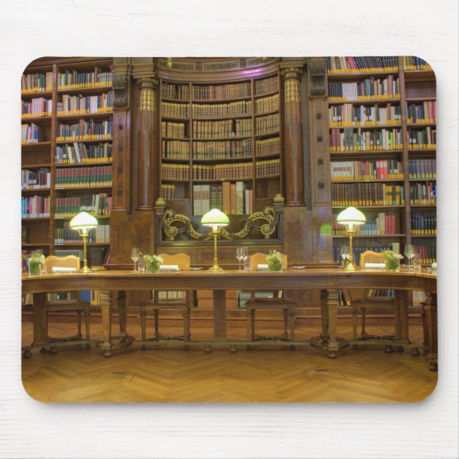 Tapis De Souris Bibliothèque historique antique (Devant)