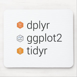 Tapis De Souris Bibliothèques de Tidyverse : dplyr, ggplot2, tidy