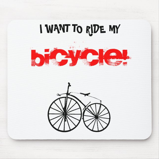 Tapis De Souris Bicyclette 002 - député britannique (Devant)