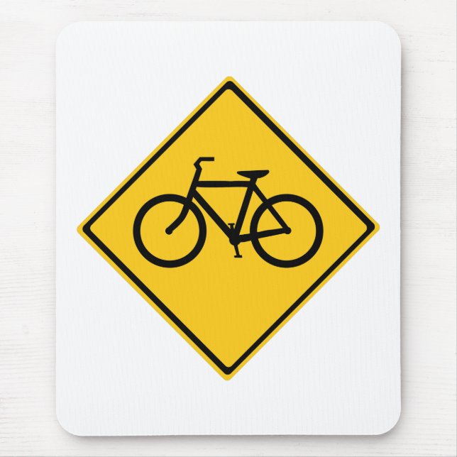 Tapis De Souris Bicyclette pour panneau routier (Devant)