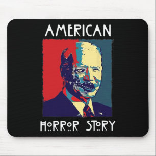 Tapis De Souris Biden Horreur American Zombie Histoire Halloween R