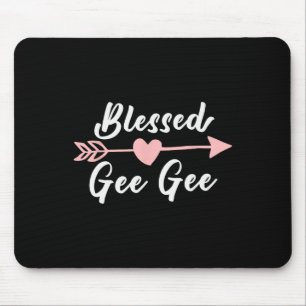 Tapis De Souris Bienheureux Gee-gee Arrow Heart Love Cute Funny Ge