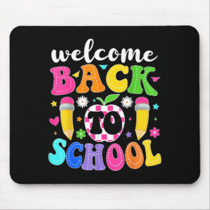Tapis De Souris Bienvenue à l'école Professeur Jour de rentrée heu