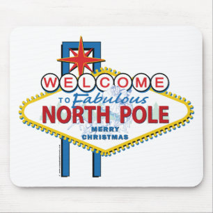 Tapis De Souris Bienvenue au pôle Nord fabuleux