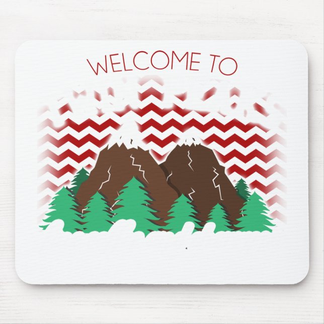 Tapis De Souris Bienvenue sur twin peaks (Devant)