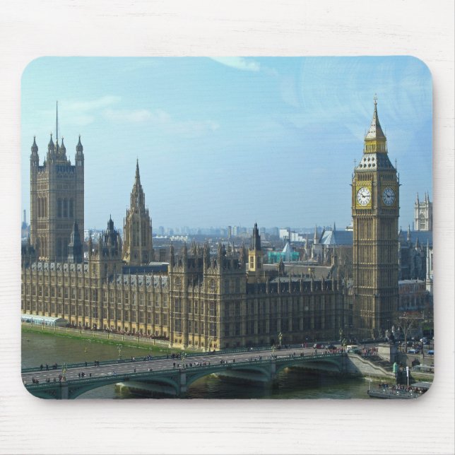 Tapis De Souris Big Ben et les Chambres du Parlement - Londres (Devant)