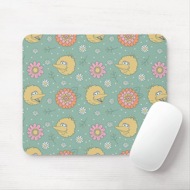 Tapis De Souris Big Bird | Good Vibes Floral Pattern (Avec souris)