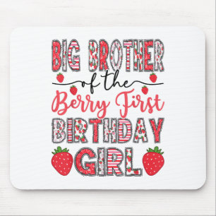 Tapis De Souris Big Brother Du Berry Premier Anniversaire Fille Pa