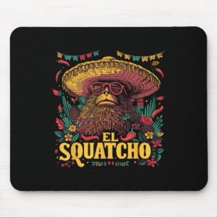 Tapis De Souris Bigfoot Sasquatch - Cinco De Mayo Mexicain Sombrer