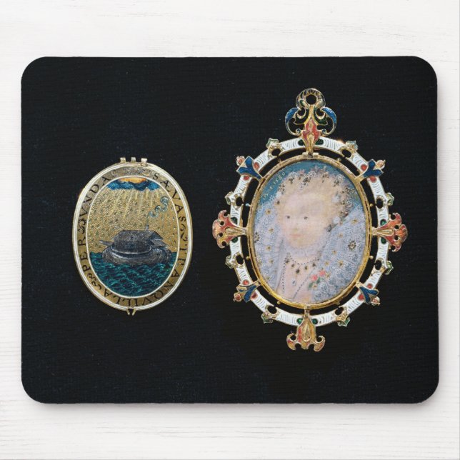 Tapis De Souris Bijou d'armada, miniature d'enclo de la Reine (Devant)