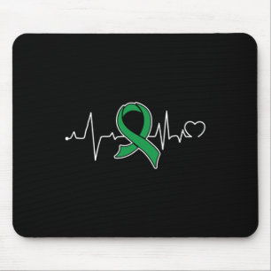Tapis De Souris Bile Duct Cancer Awareness Supporter Ruban