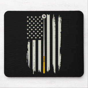Tapis De Souris Billiard Pool Player Billiards Table Etats-Unis Am
