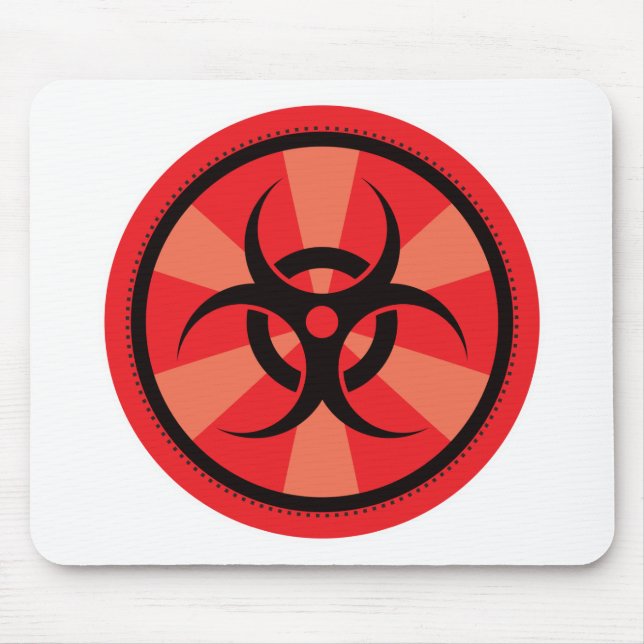 Tapis De Souris Bio-Risque - rouge (Devant)